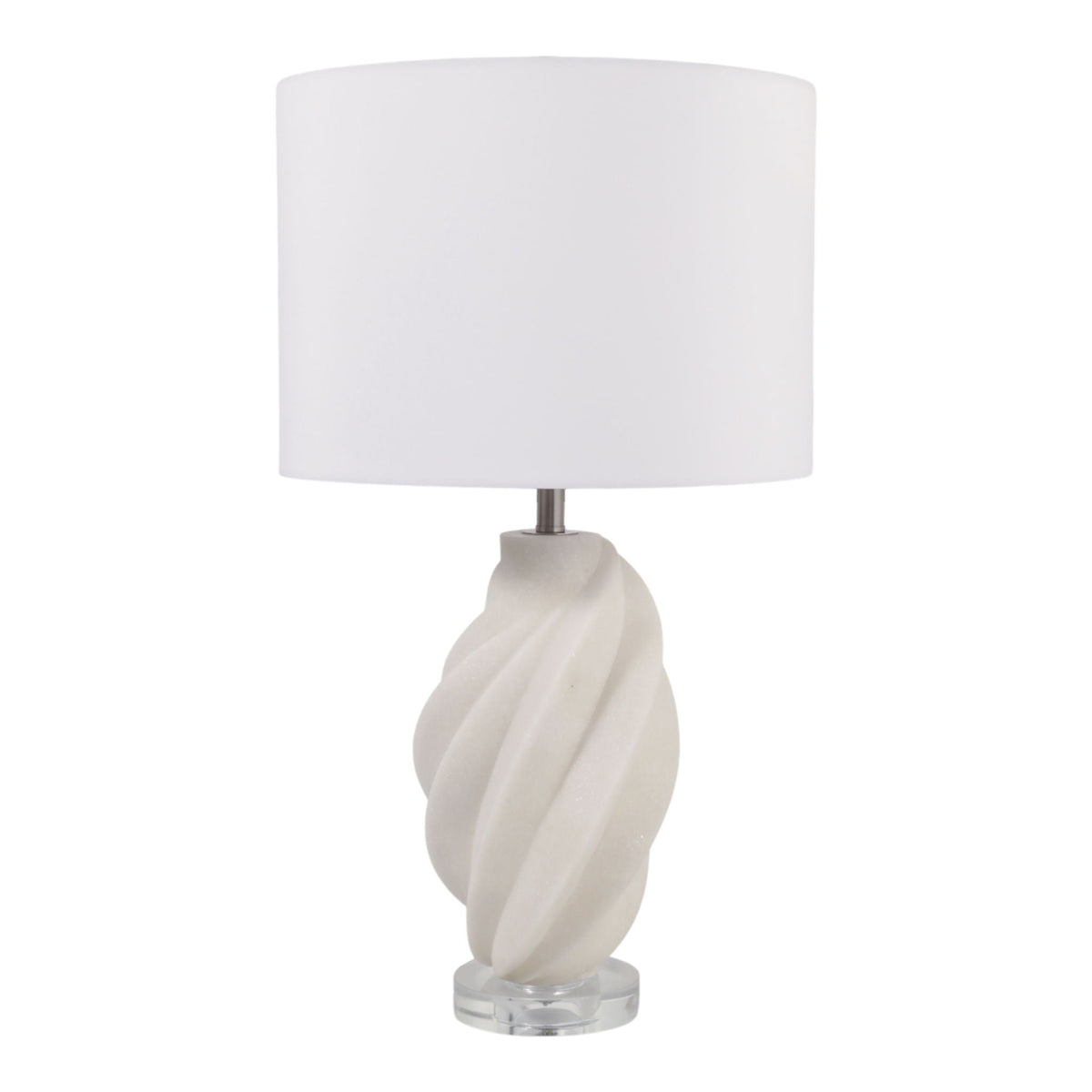 25" Mills Quartz Resin Table Lamp - Multi