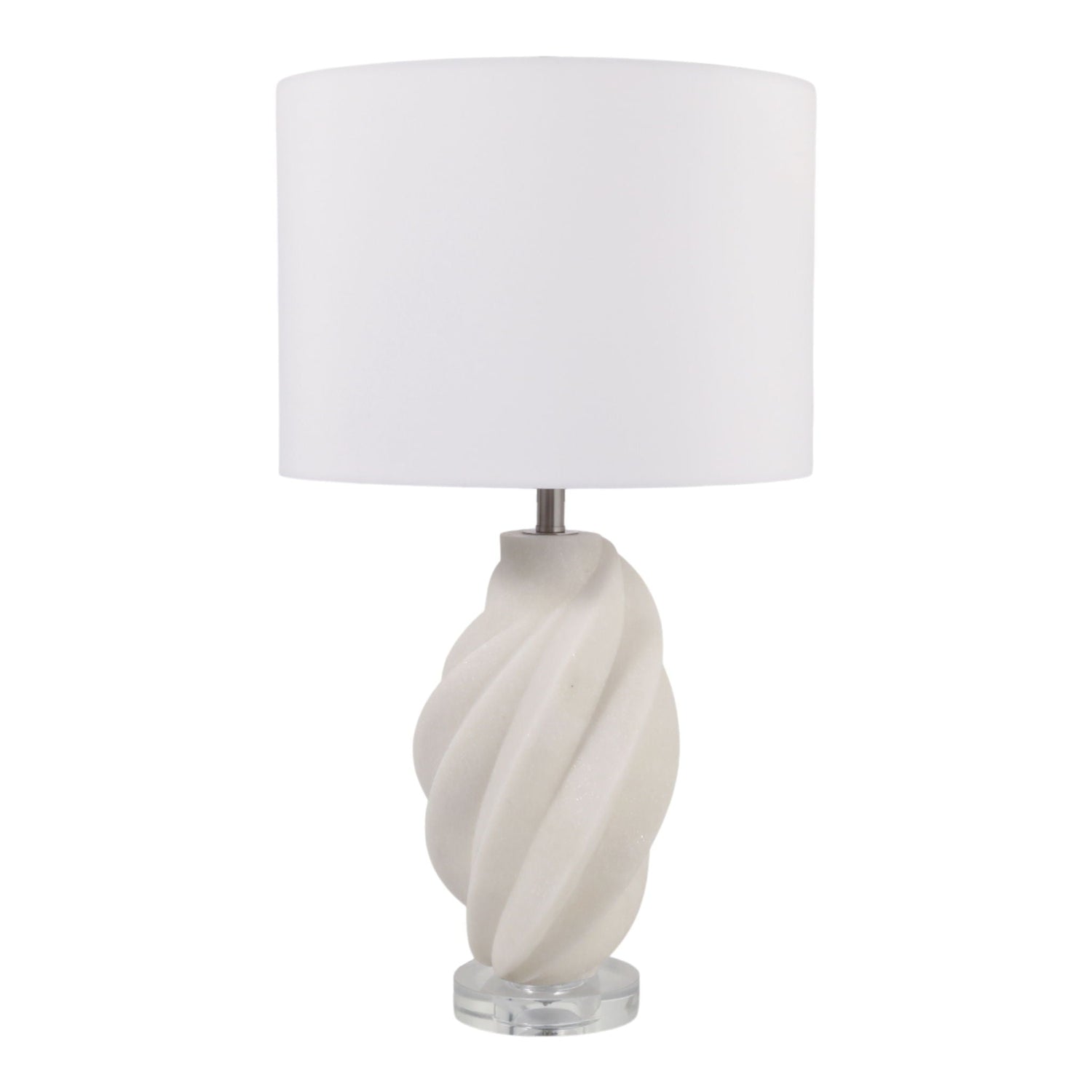 25" Mills Quartz Resin Table Lamp - Multi