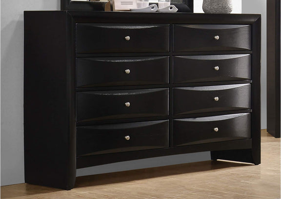 200703 Briana 8-drawer Dresser Black