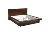 200711KE-S4 Jessica 4-piece Eastern King LED Bedroom Set Cappuccino