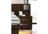 200711Q-S5P Jessica 5-piece Queen LED Bedroom Set Cappuccino