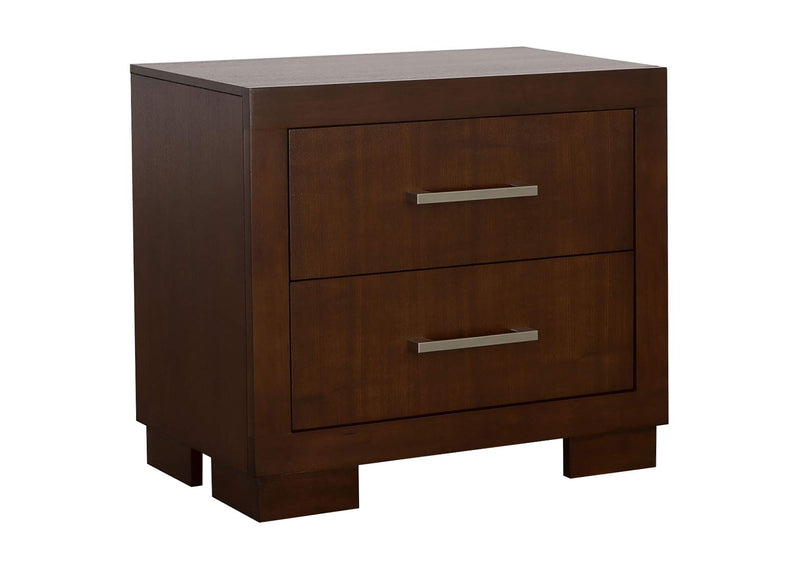 200712 Jessica 2-drawer Nightstand Cappuccino