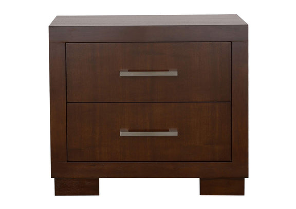 200712 Jessica 2-drawer Nightstand Cappuccino