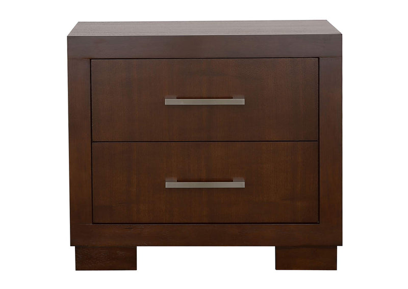 200712 Jessica 2-drawer Nightstand Cappuccino