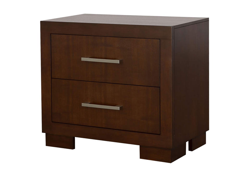 200712 Jessica 2-drawer Nightstand Cappuccino