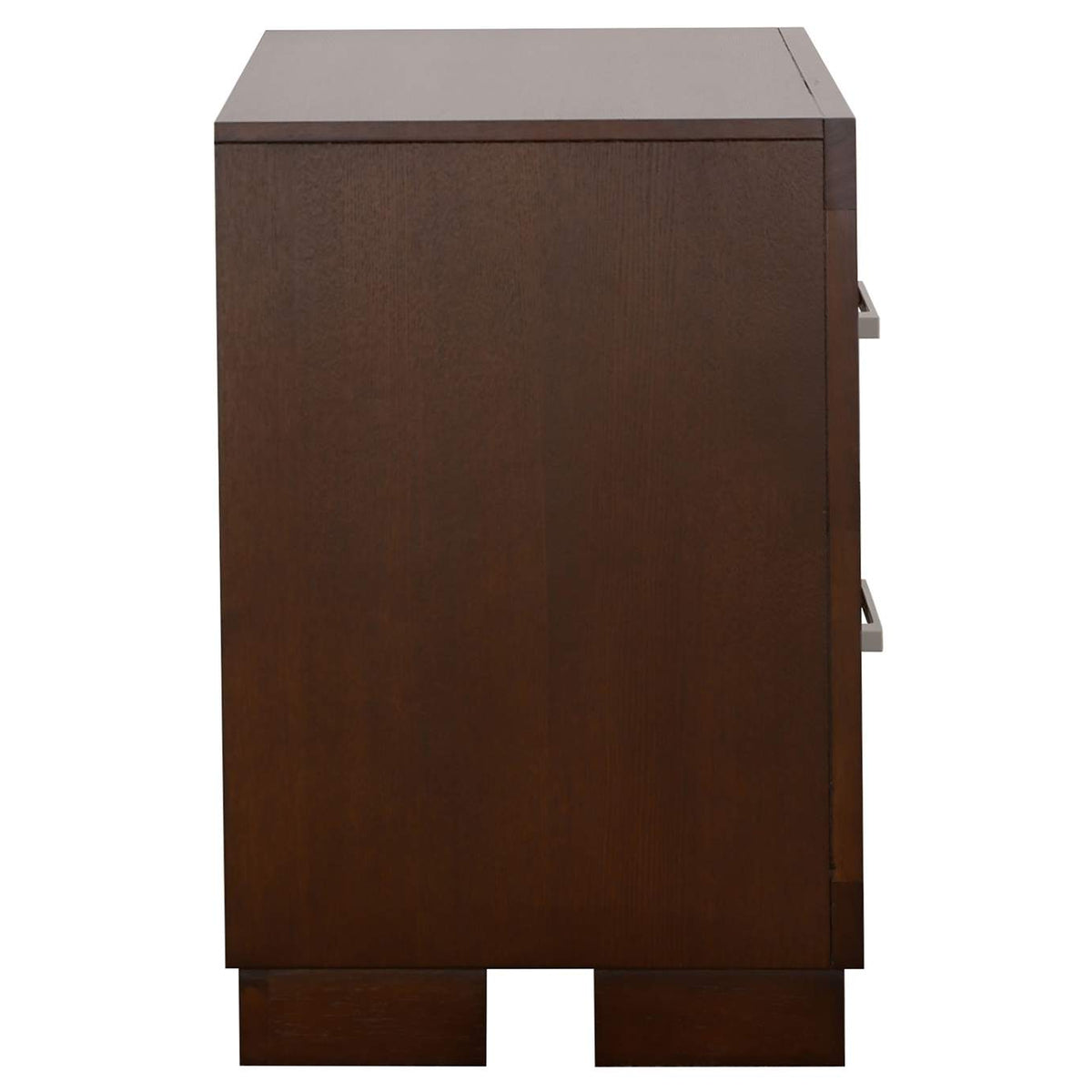 200712 Jessica 2-drawer Nightstand Cappuccino