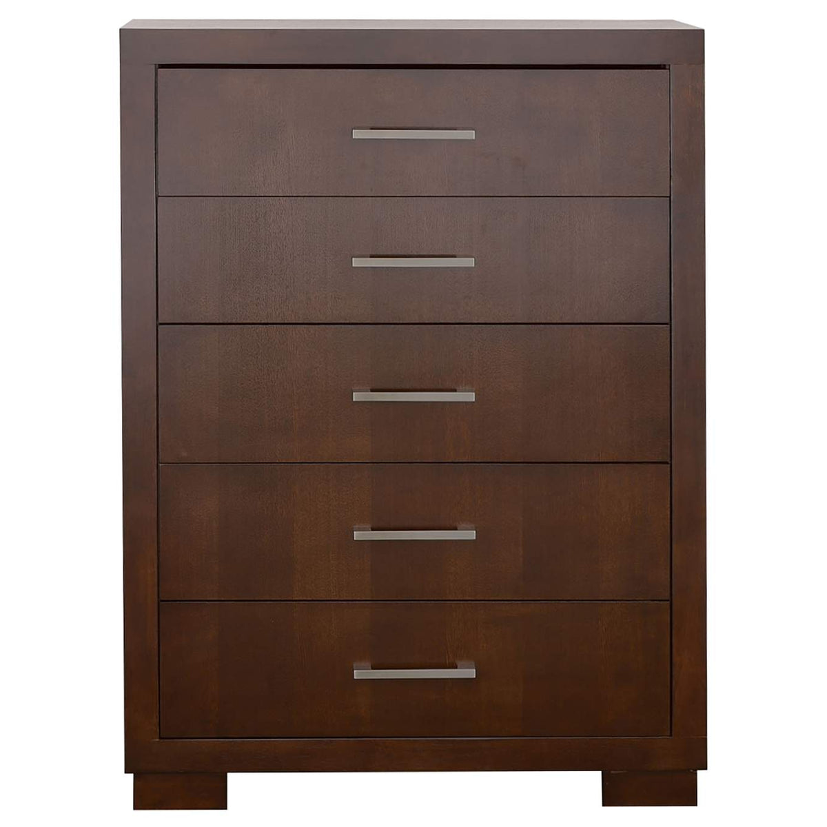 200715 Jessica 5-drawer Bedroom Chest Cappuccino