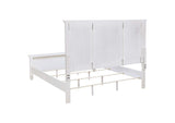 201301KEN-S4 Sandy Beach 4-piece Eastern King Bedroom Set Cream White