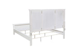 201301KWN-S4 Sandy Beach 4-piece California King Bedroom Set Cream White