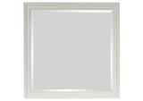 201301Q-S5 Sandy Beach 5-piece Queen Bedroom Set Cream White