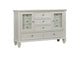 201303 Sandy Beach 11-drawer Dresser Cream White