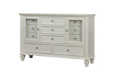 201303 Sandy Beach 11-drawer Dresser Cream White