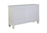 201303 Sandy Beach 11-drawer Dresser Cream White