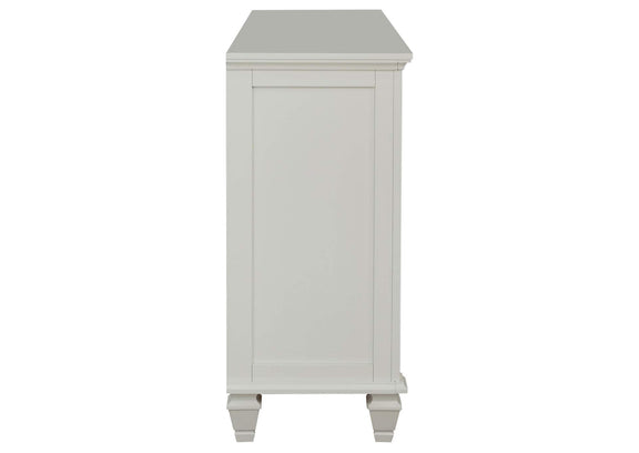 201303 Sandy Beach 11-drawer Dresser Cream White