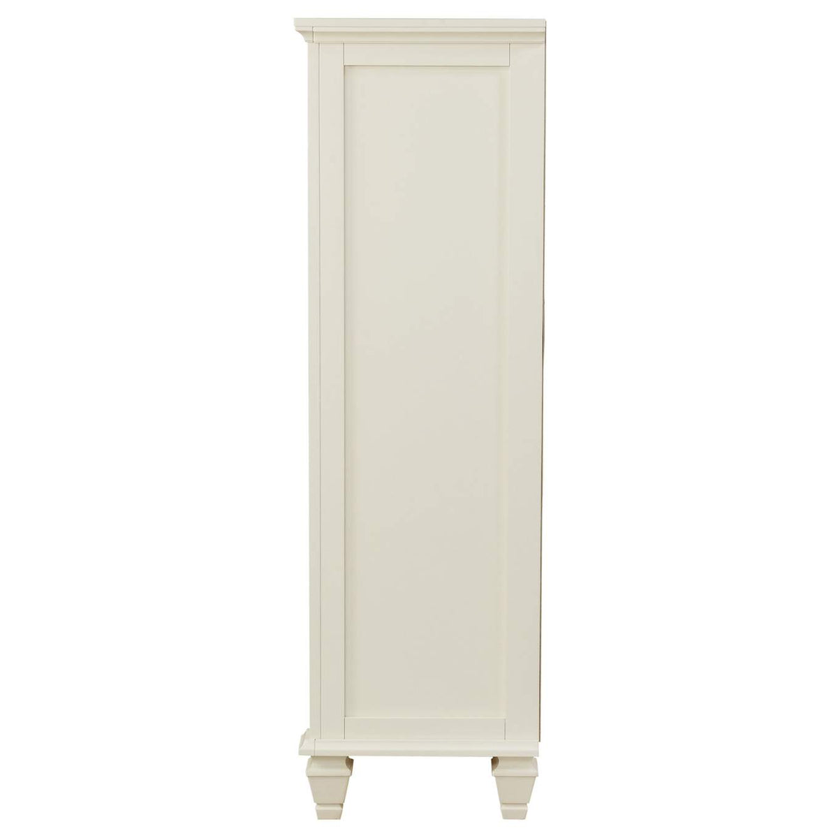 201305 Sandy Beach 5-drawer Bedroom Chest Cream White