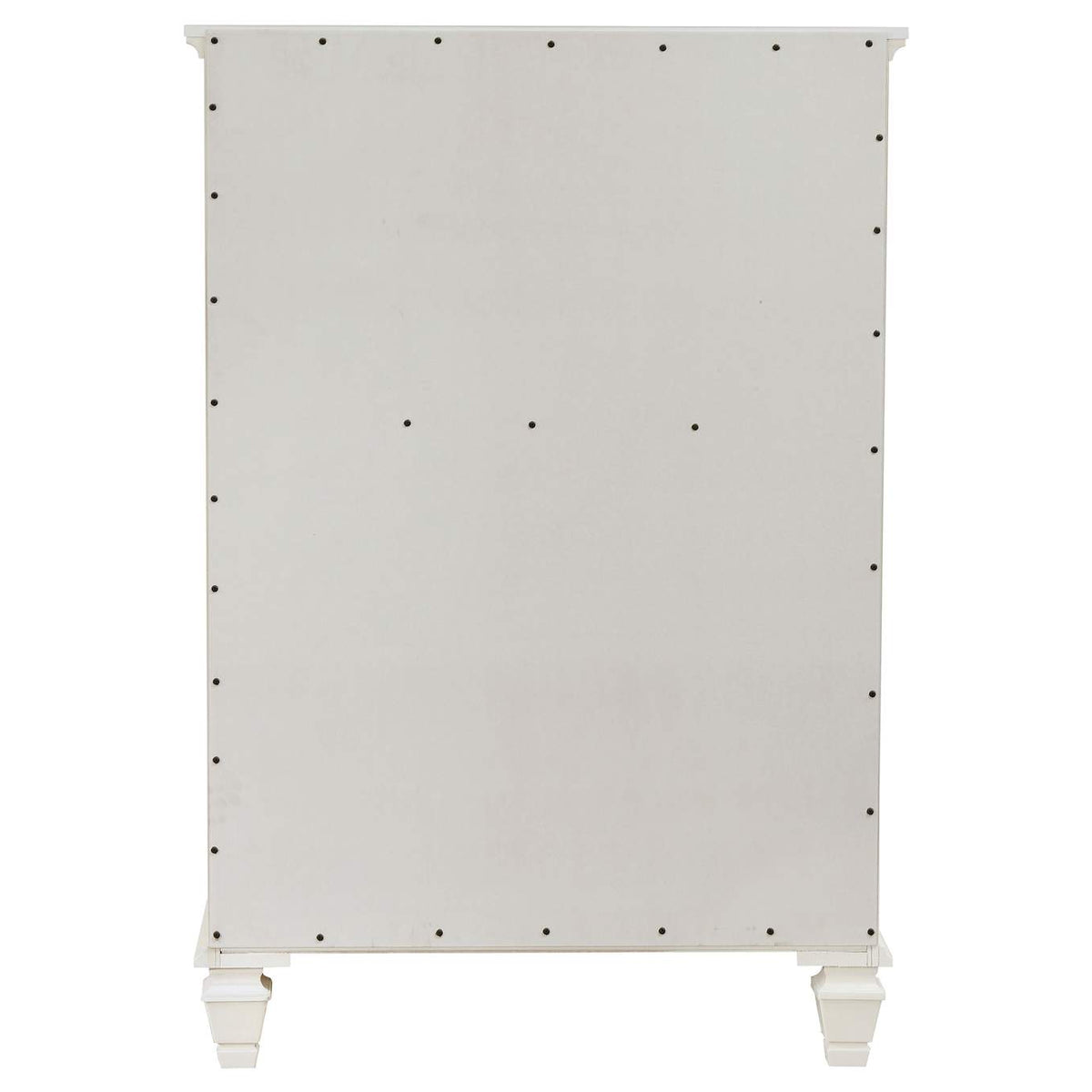 201305 Sandy Beach 5-drawer Bedroom Chest Cream White