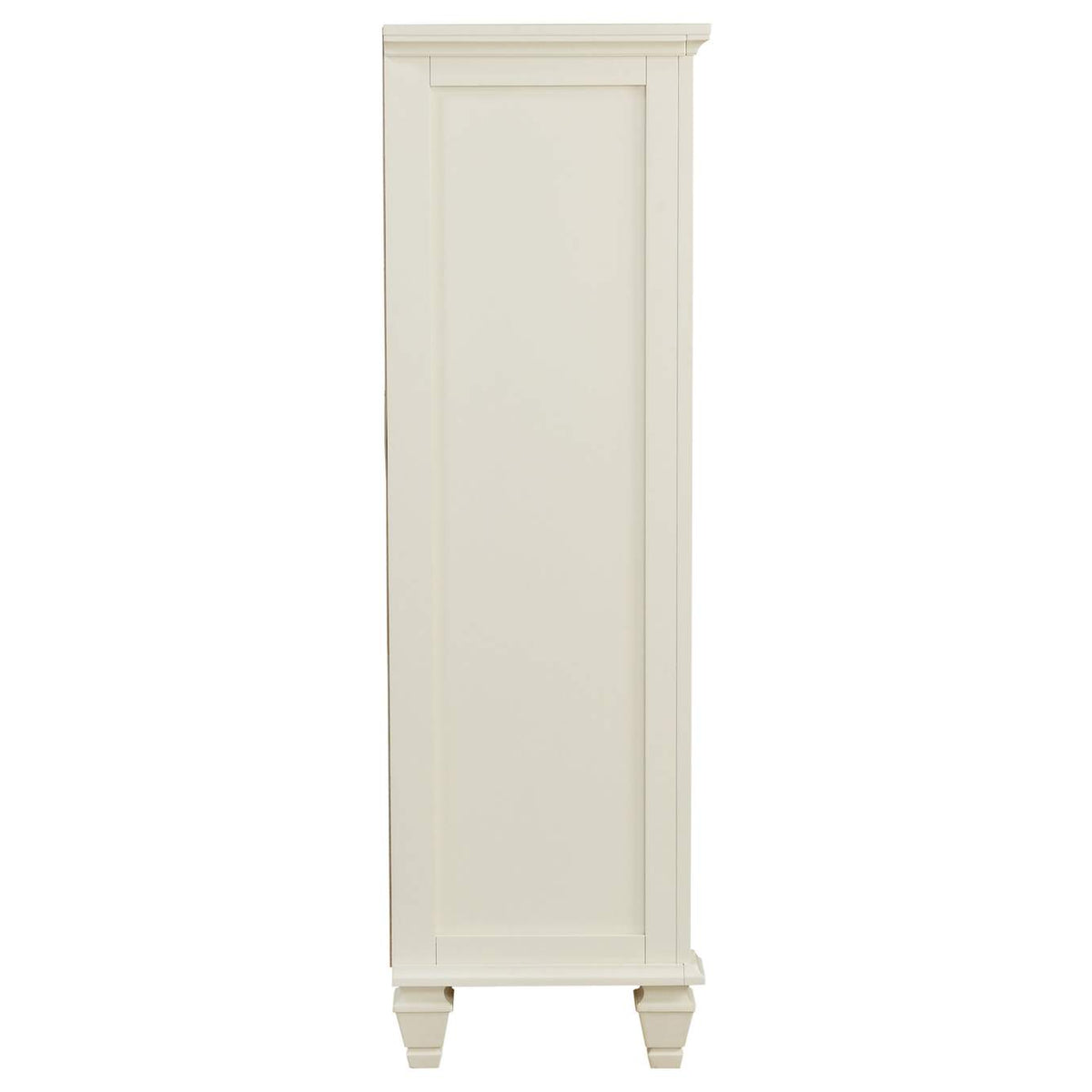 201305 Sandy Beach 5-drawer Bedroom Chest Cream White
