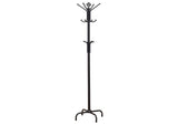 Collier 12 Hook Freestanding Coat Rack Hat Hanger Black
