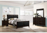 Carlton 4-piece Full Bedroom Set Cappuccino