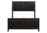 202091F Carlton Wood Full Panel Bed Cappuccino