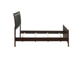 202091F Carlton Wood Full Panel Bed Cappuccino