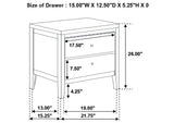 202091KE-S5 Carlton 5-piece Eastern King Bedroom Set Cappuccino