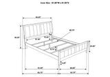 202091Q-S5 Carlton 5-piece Queen Bedroom Set Cappuccino
