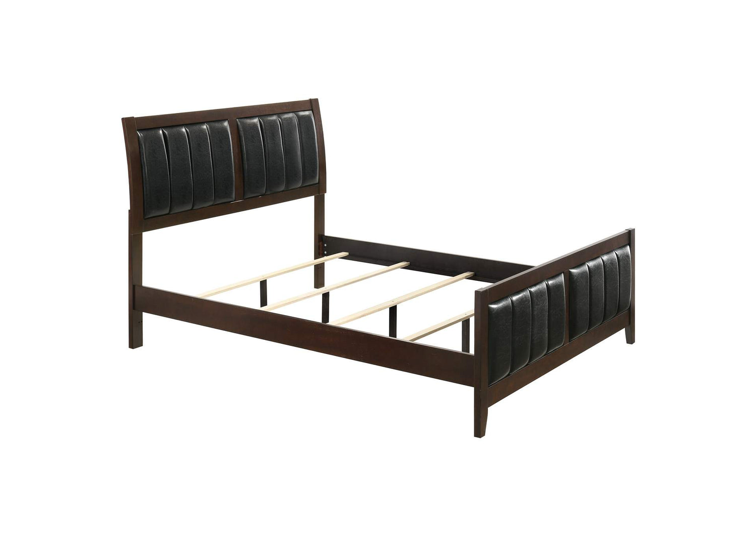 Carlton Wood Queen Panel Bed Cappuccino