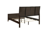 202091Q Carlton Wood Queen Panel Bed Cappuccino