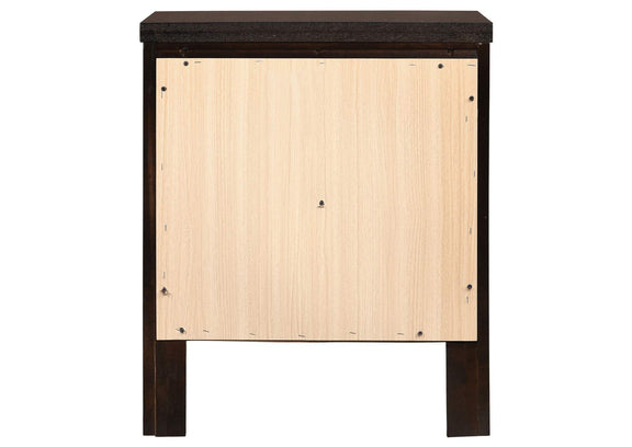 202092 Carlton 2-drawer Nightstand Cappuccino