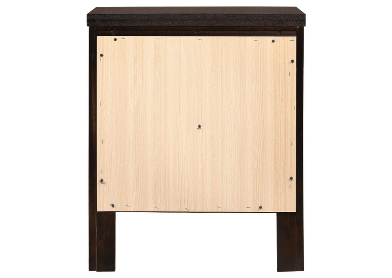 202092 Carlton 2-drawer Nightstand Cappuccino