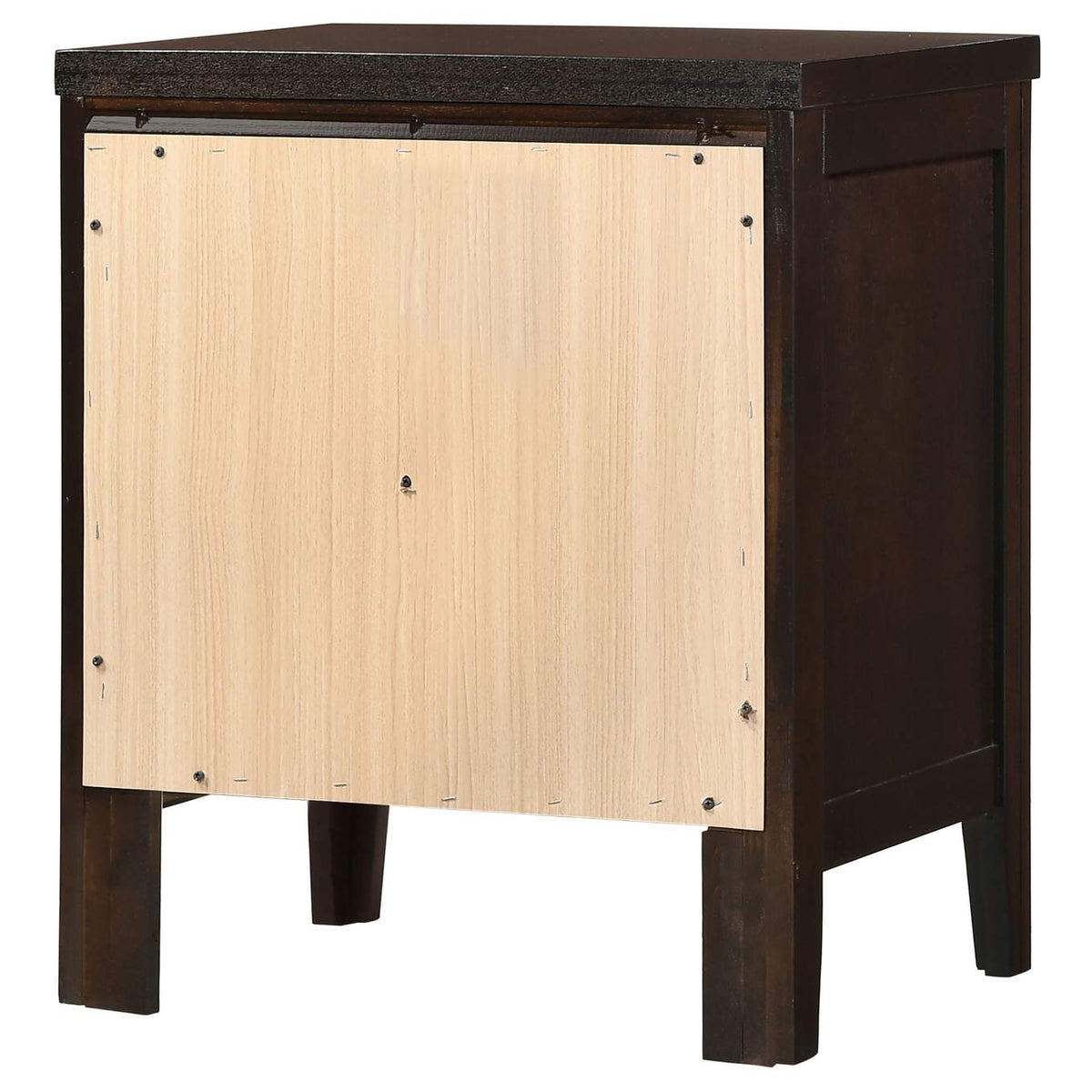 202092 Carlton 2-drawer Nightstand Cappuccino
