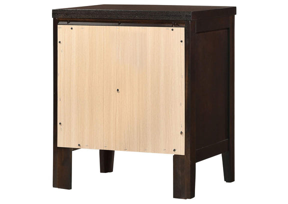 202092 Carlton 2-drawer Nightstand Cappuccino