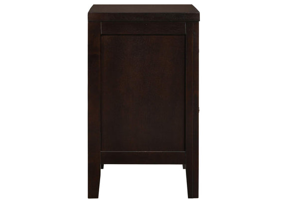 202092 Carlton 2-drawer Nightstand Cappuccino