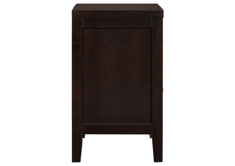 202092 Carlton 2-drawer Nightstand Cappuccino