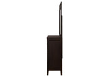 202093M Carlton 6-drawer Dresser with Mirror Cappuccino