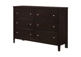 202093 Carlton 6-drawer Dresser Cappuccino
