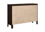 202093 Carlton 6-drawer Dresser Cappuccino