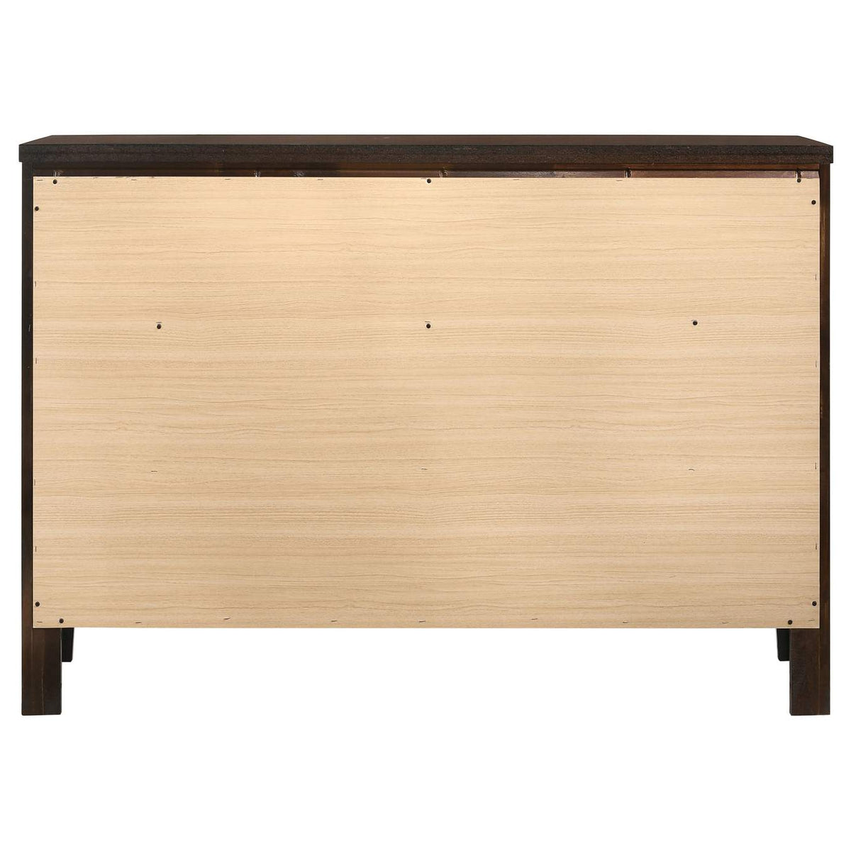 202093 Carlton 6-drawer Dresser Cappuccino