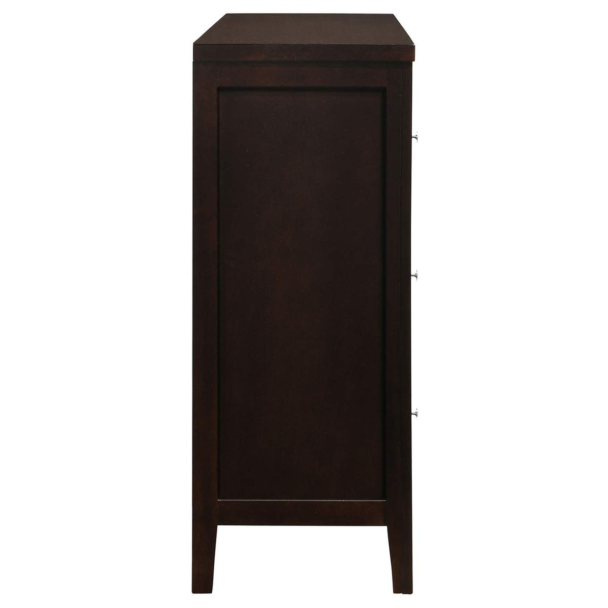 202093 Carlton 6-drawer Dresser Cappuccino