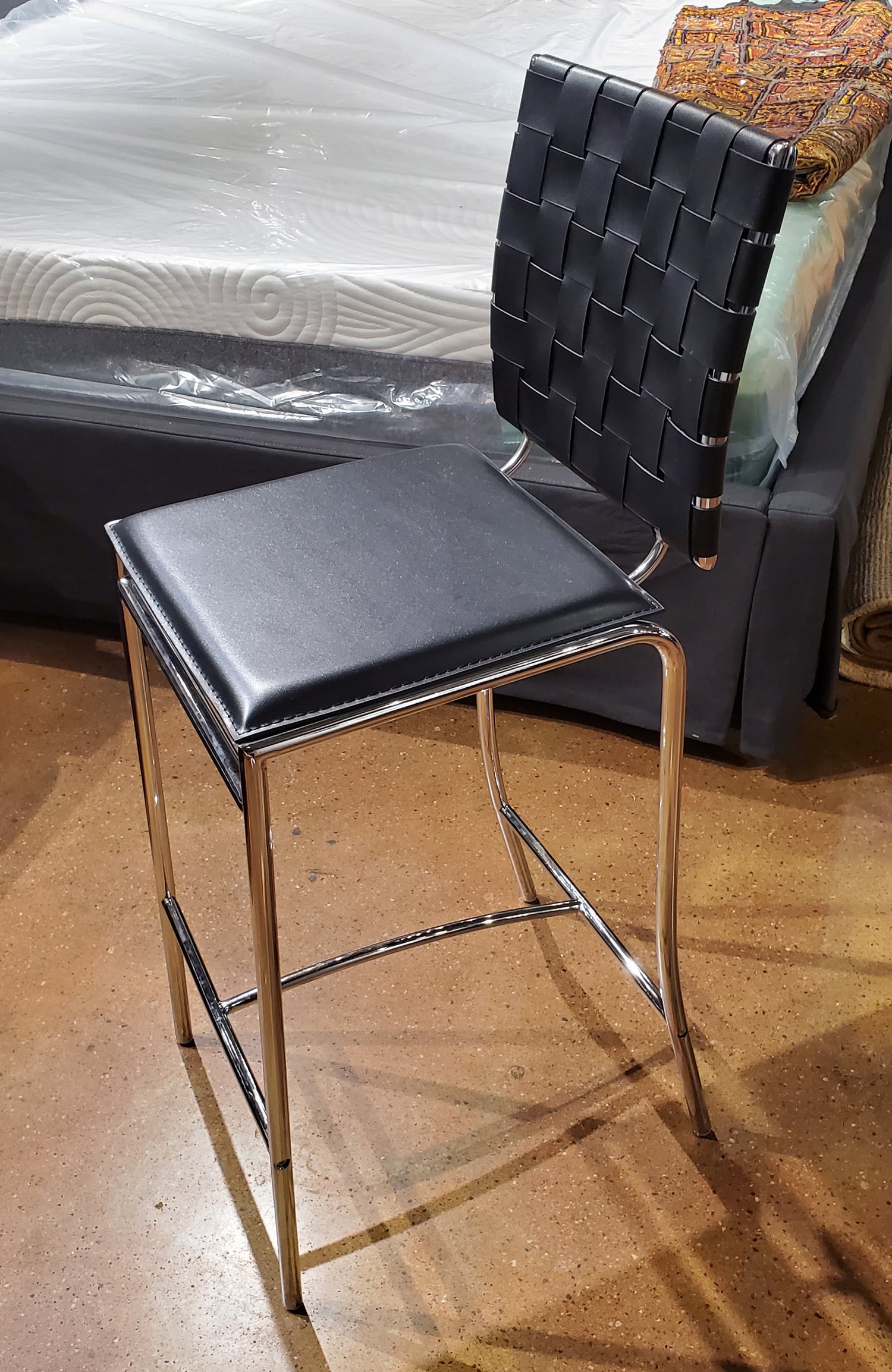 Black Bar Stool