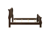 202411F Louis Philippe Wood Full Sleigh Bed Cappuccino