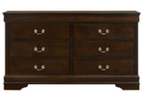 202411KE-S4 Louis Philippe 4-piece Eastern King Bedroom Set Cappuccino