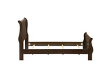 202411T Louis Philippe Wood Twin Sleigh Bed Cappuccino