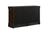 202413 Louis Philippe 6-drawer Dresser Cappuccino