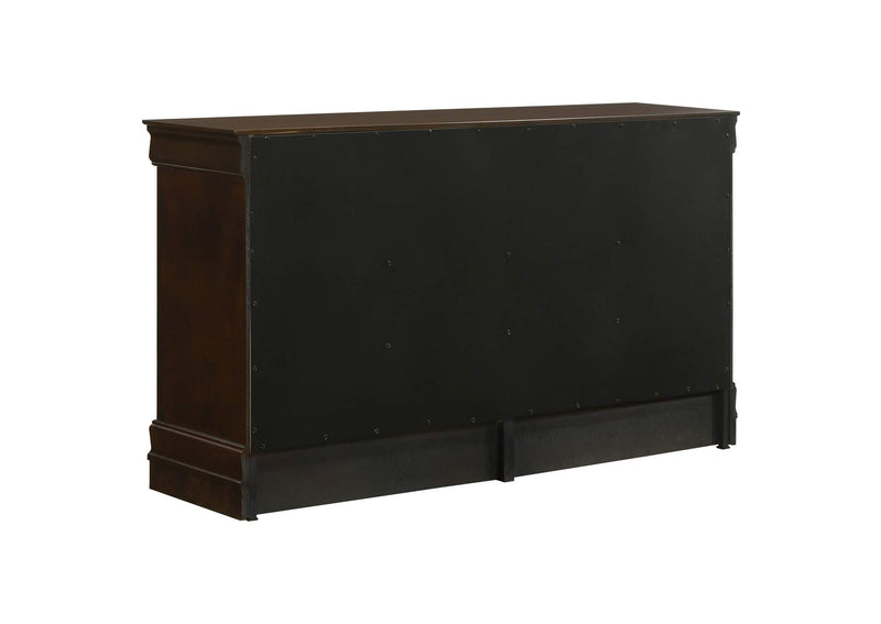 202413 Louis Philippe 6-drawer Dresser Cappuccino