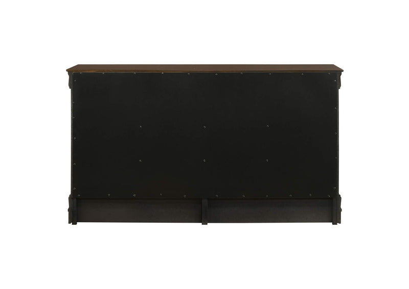 202413 Louis Philippe 6-drawer Dresser Cappuccino