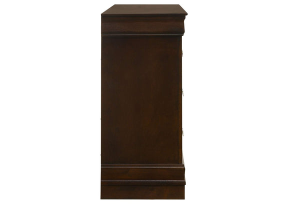 202413 Louis Philippe 6-drawer Dresser Cappuccino