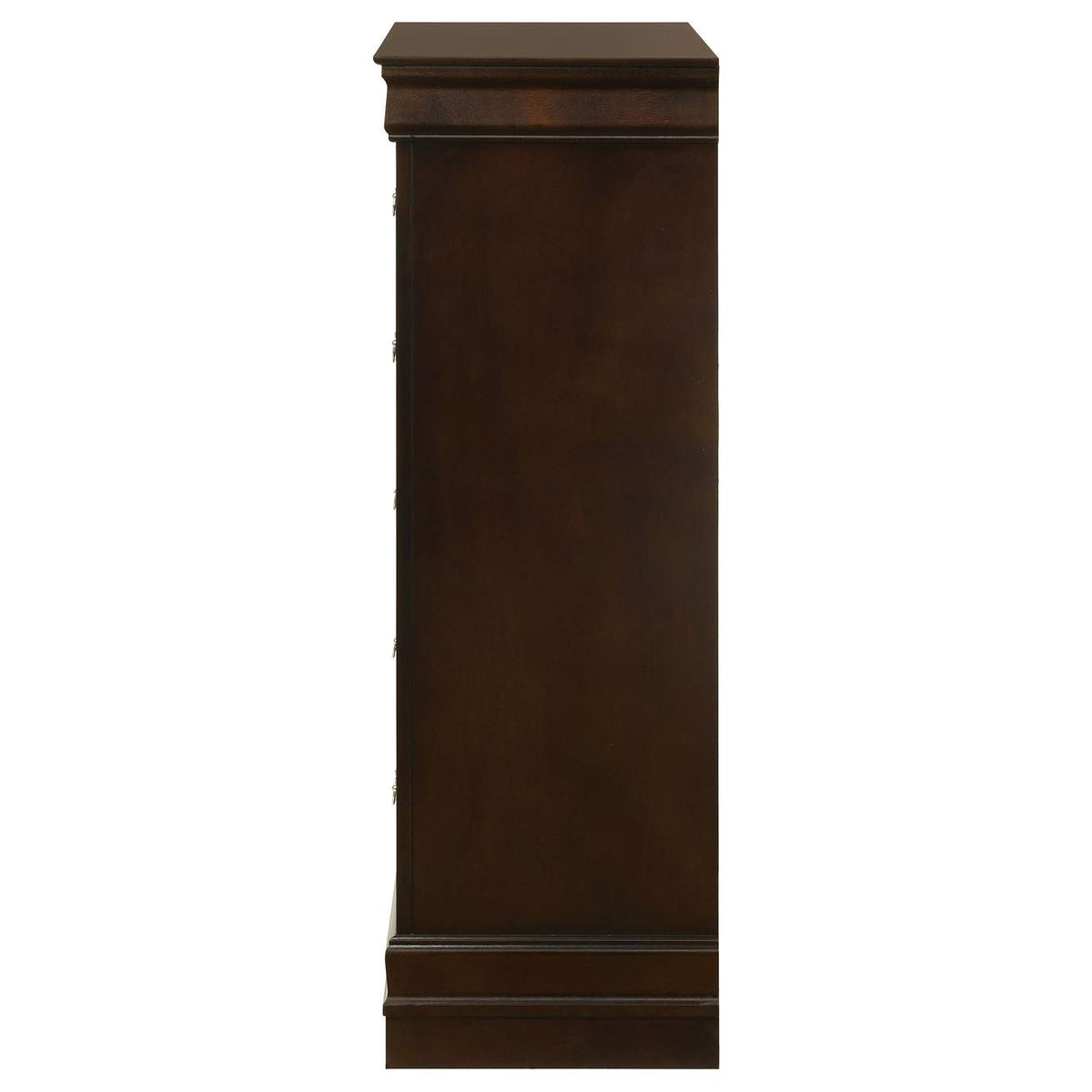 202415 Louis Philippe 5-drawer Bedroom Chest Cappuccino