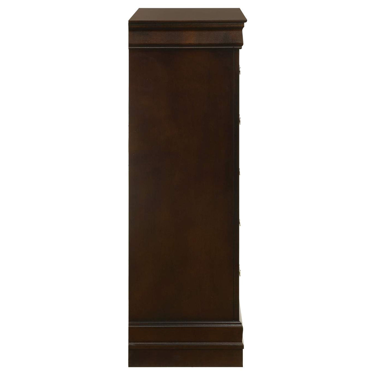 202415 Louis Philippe 5-drawer Bedroom Chest Cappuccino